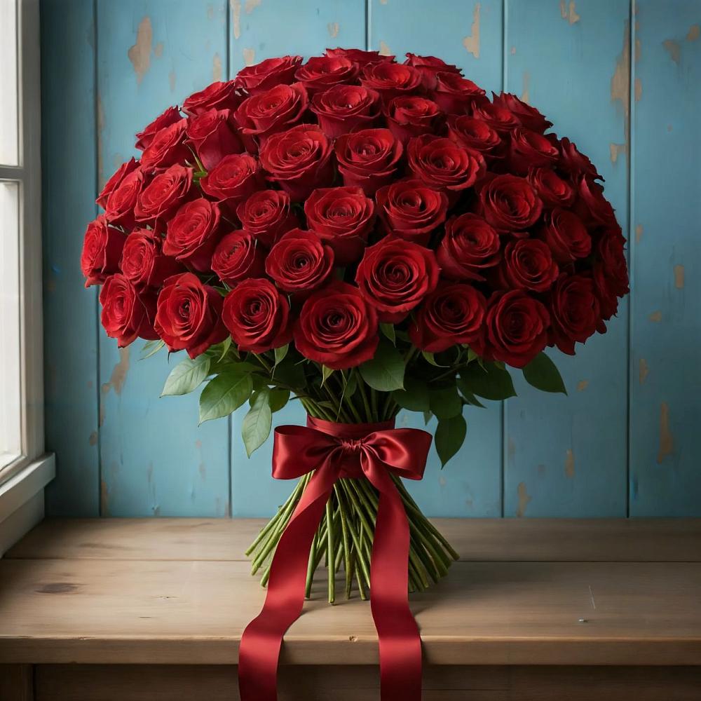 Букет Красные розы Блэк Меджик в Иволгинске