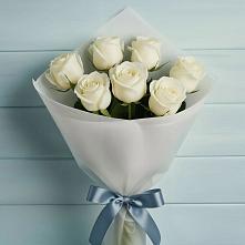 Букет 7 Белых роз Эдлесс Лав в Иволгинске