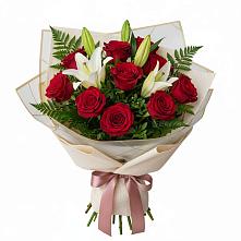 Букет цветов из:  Лилии и Розы в Иволгинске
