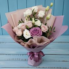 Букет цветов из:  Розы и Лизиантусы #REPLACE_PRED# Иволгинске