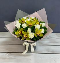 Букет цветов из:  Орхидеи и Розы в Иволгинске