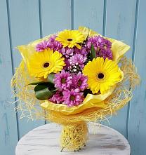 Букет цветов из:  Хризантемы и Герберы в Иволгинске