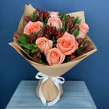 Букет цветов из:  Розы и Альстромерии в Иволгинске