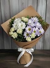 Букет цветов из:  Хризантемы и Розы в Иволгинске