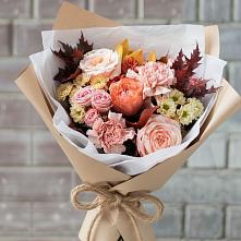 Букет цветов из:  Гвоздики, Хризантемы и Розы в Иволгинске