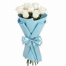 Букет 7 белых роз Проуд #REPLACE_PRED# Иволгинске