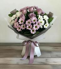 Букет цветов из:  Хризантемы и Розы в Иволгинске