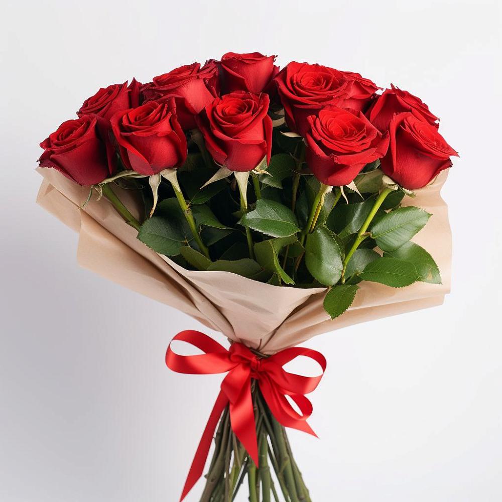 Букет 11 Красных роз Эдлесс Лав в Иволгинске